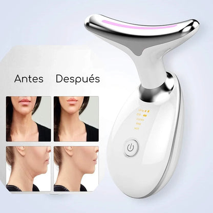 Dile adiós a la papada con el masajeador facial